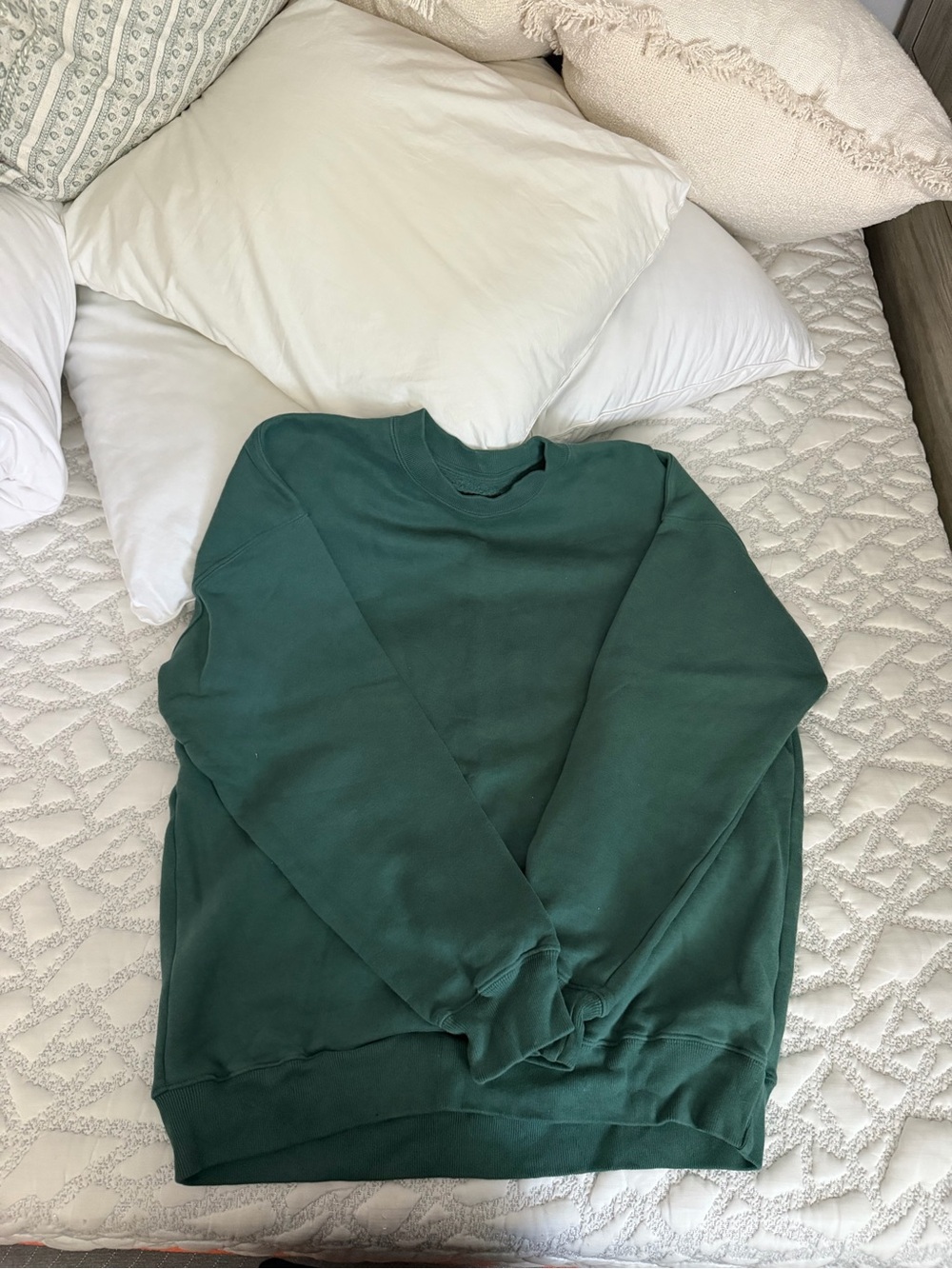 Abercrombie & Fitch Deep Teal Crewneck Sweatshirt